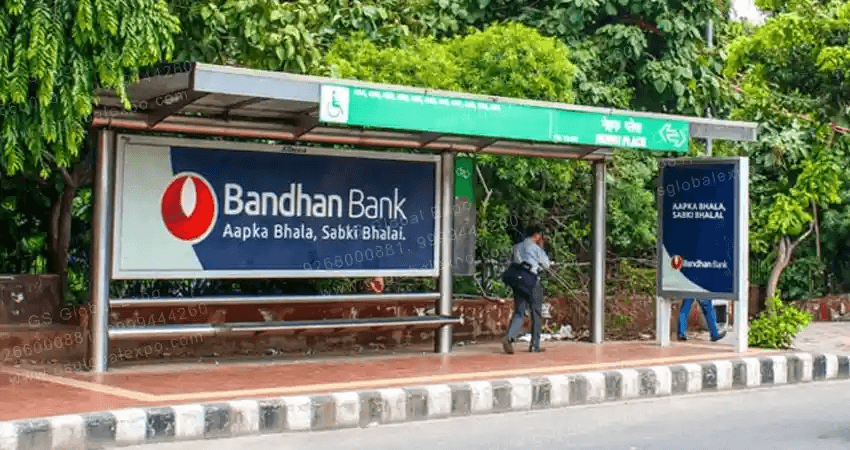 Bus Shelter Advertisement
